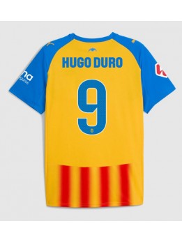 Valencia Hugo Duro #9 Rezervni Dres 2025-26 Kratak Rukavima Valencia Hugo Duro #9 Rezervni Dres 2025-26 Kratak Rukavima